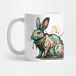 Graffiti Style Rabbit Mug